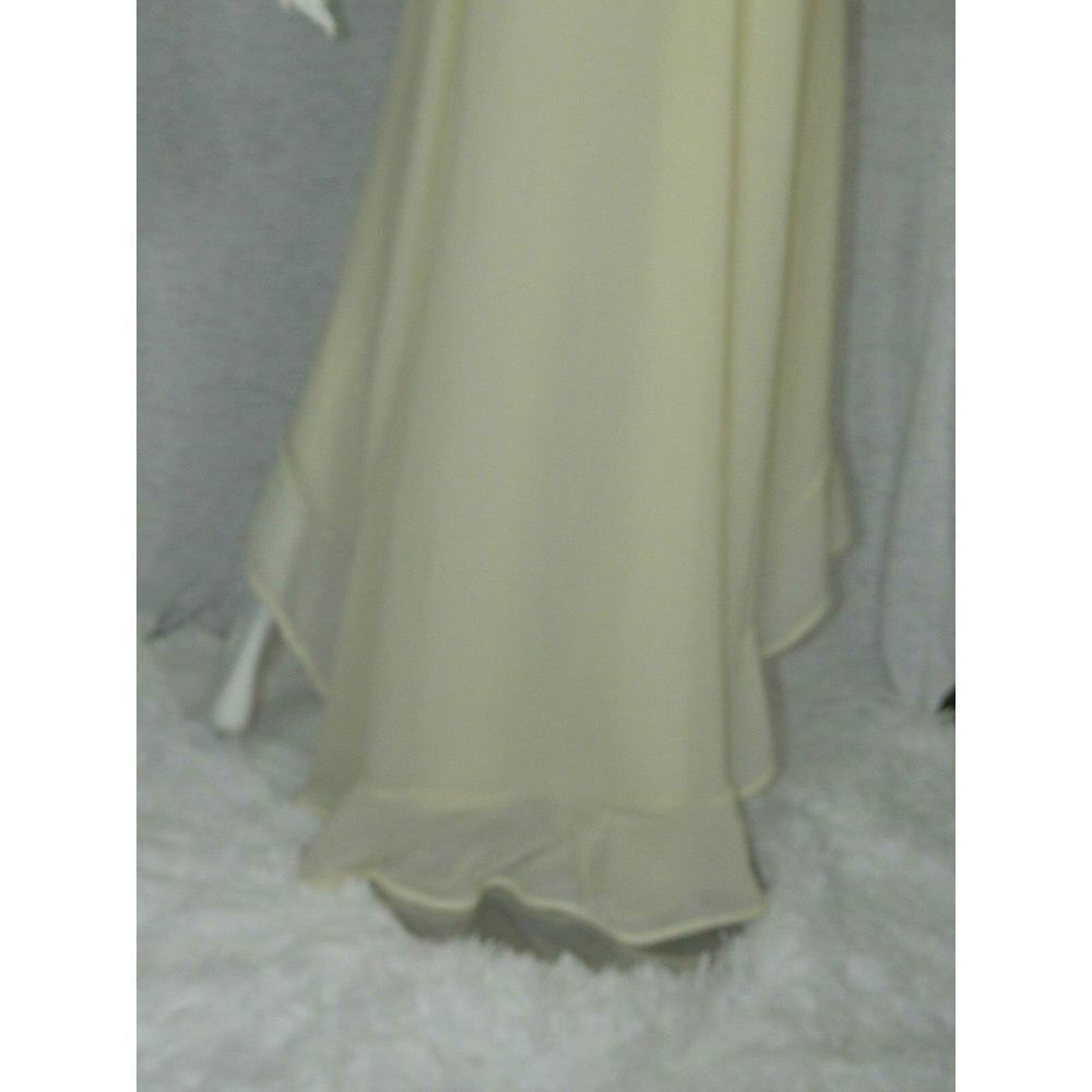 Roxberi Ruffle‎ Strapless High Low Maxi Dress Sz S - Picture 5 of 8